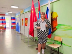 Наталья Абросимова: Сегодня я голосовала за дальнейшее развитие нашего города и региона